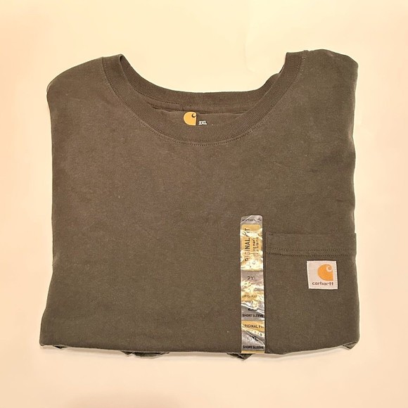 Carhartt Other - Carhartt Mens 2XL Loose Fit Heavyweight Short-Sleeve Peat K87 306  Workwear Tee